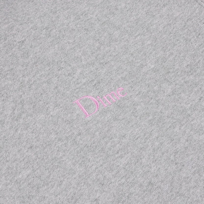 Dime Men Classic Small Logo T-Shirt Heather Gray