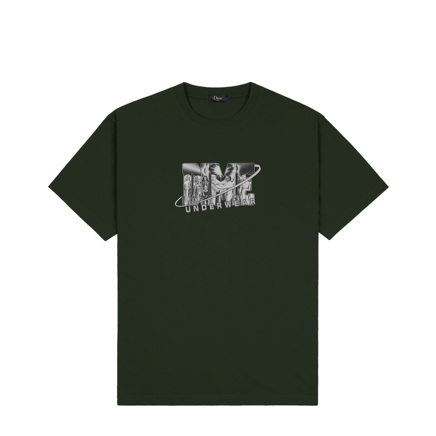 Dime Men Cosmic T-Shirt Forest Green