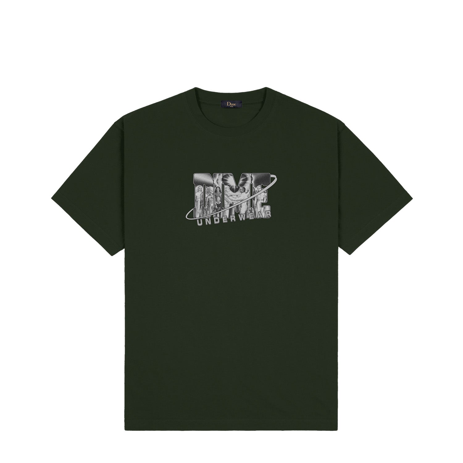 Dime Men Cosmic T-Shirt Forest Green