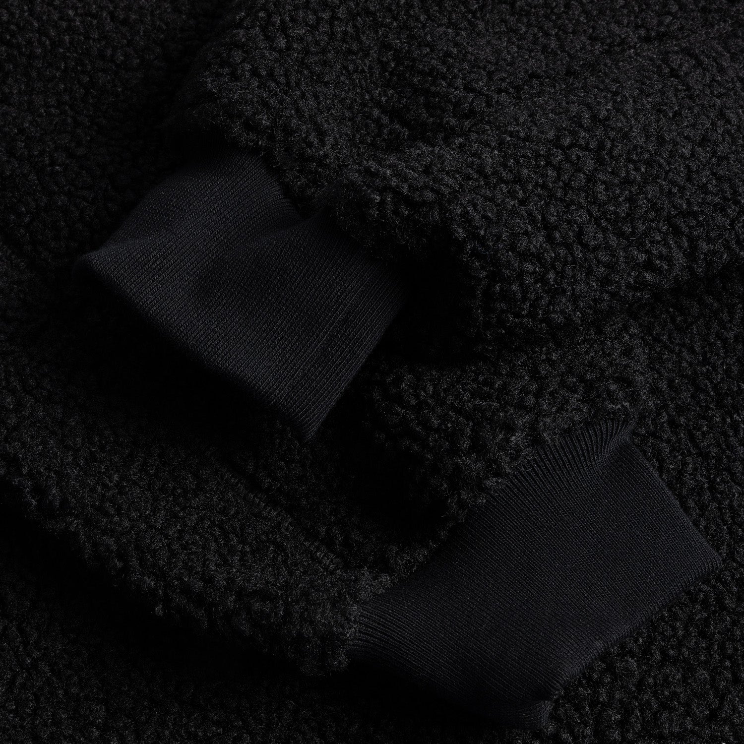 Dime Men Polar Fleece Sherpa Zip Black