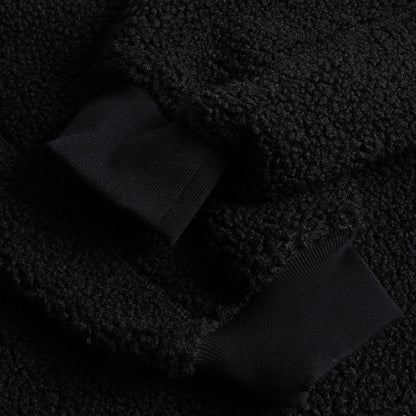 Dime Men Polar Fleece Sherpa Zip Black