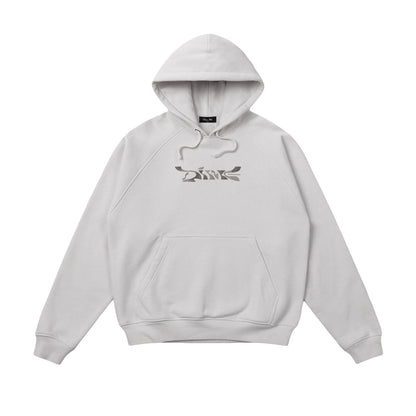 Dime Poster Hoodie Silver