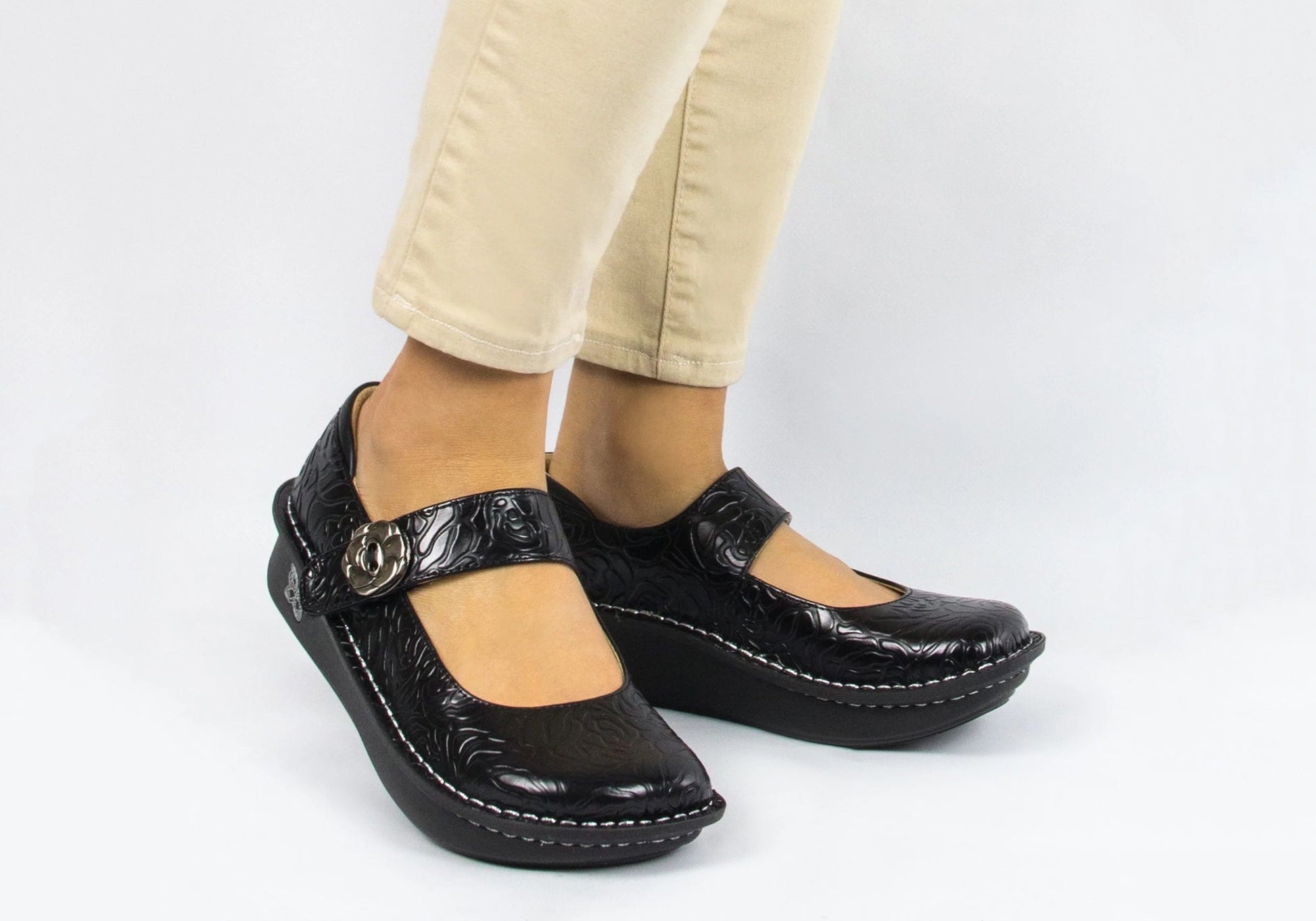 Alegria Paloma Womens Comfortable Leather Mary Jane Shoes